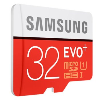 32GB microSD Samsung EVO+ and Adapter MB-MC32DA/EU