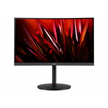 Монитор Acer Nitro XZ240 (UM.UX0EE.P06), 23.6" (59.94 cm) VA панел, 165Hz, Full HD, 1 ms (VRB), 100000000:1, 250 cd/m², DisplayPort, HDMI, USB | JAR Computers Acer Nitro XZ240 UM.UX0EE.P06