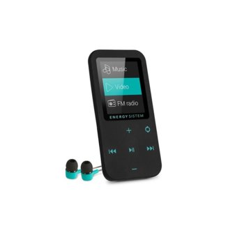 MP3 плейър Energy Sistem 426461, 8GB, 4.6cm дисплей, Bluetooth, черен/син image