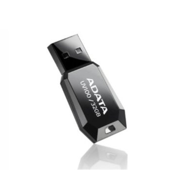 32GB A-Data UV100 USB 2.0 Black AUV100-32G-RBK