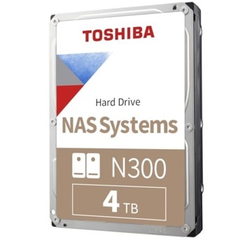 Toshiba N300 High-Reliability Hard Drive 4TB Bulk