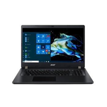 Лаптоп Acer TravelMate P215-52-55D4 (NX.VLNEX.008_SV.WNBAF.B06), четириядрен Comet Lake Intel Core i5-10210U 1.6/4.2 GHz, 15.6" (39.62 cm) Full HD Anti-Glare Display, (HDMI), 8GB DDR4, 256GB SSD, 3x USB 3.1, Windows 10 Pro Education | JAR Computers Acer TravelMate P215-52-55D4