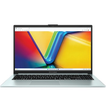 Лаптоп Asus Vivobook Go 15 E1504FA-NJ934 (90NB0ZR1-M01KN0)(зелен), четириядрен AMD Ryzen 3 7320U 2.4/4.1GHz, 15.6" (39.62cm) Full HD Anti-Glare дисплей, (HDMI), 8GB LPDDR5, 512GB SSD NVMe, 1x USB 3.2 Gen 1 Type-C, No OS, 1.63kg | JAR Computers Asus Vivobook Go 15 E1504FA-NJ934 90NB0ZR1-M01KN0