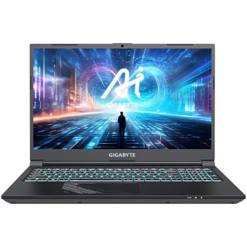 Лаптоп Gigabyte G5 MF5 H2EE353KD (сив), десетядрен Intel Core i7-13620H 2.4/4.9GHz, 15.6" (39.62cm) Full HD 144Hz дисплей & GF RTX 4050 6GB, (HDMI&mDP), 16GB DDR5, 512GB SSD NVMe, 2x USB 3.2 Gen 2 Type-C, No OS, 2.08kg | JAR Computers Gigabyte G5 MF5 H2EE353KD