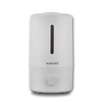Овлажнител на въздух Zenet ZET-414, 25W, подходящ за помещения с площ до 20 m2, 4л. резервоар, бял | JAR Computers Овлажнител на въздух Zenet ZET-414