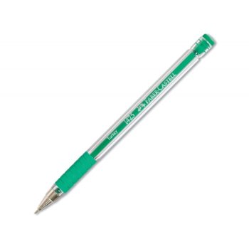 Химикалка Faber-Castell 1425 Fine, 0.7 mm дебелина на писане, зелен цвят на писане, зелена | JAR Computers Химикалка Faber-Castell 1425 Fine зелена
