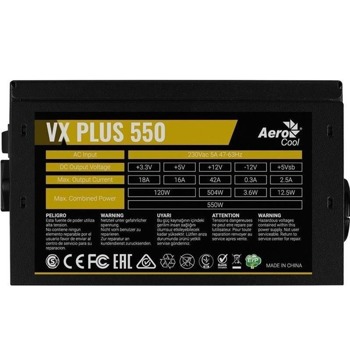 AeroCool VX Plus 550W AEROVX-550PLUS