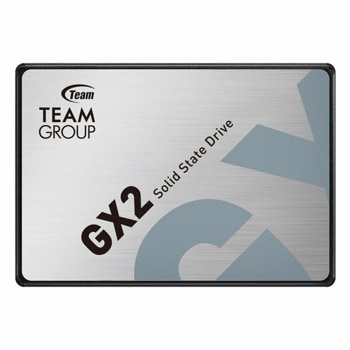 Памет SSD 2TB TeamGroup GX2, SATA 6Gb/s, 2.5"(6.35cm), скорост на четене до 550MB/s, скорост на запис до 500MB/s | JAR Computers TeamGroup 2TB SATA 6Gb/s T253X2002T0C101