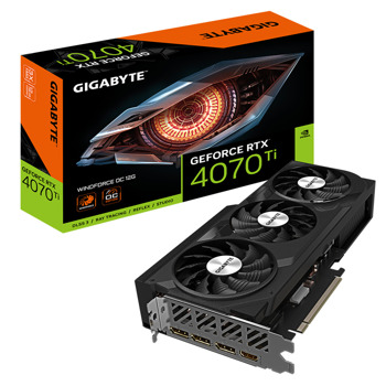 Видео карта nVidia GeForce RTX 4070 Ti, 12GB, Gigabyte Windforce, OC, PCI-E 4.0, GDDR6X, 192-bit, DisplayPort, HDMI | JAR Computers Gigabyte GeForce RTX 4070 Ti WINDFORCE OC