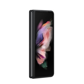 Samsung Galaxy Z Fold 3 Leather Cover, Black