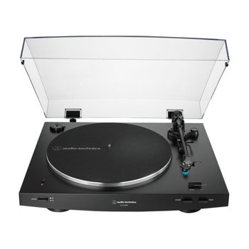 Грамофон Audio-Technica AT-LP3XBT, 33-1/3, 45 об/мин, вграден предусилвател, Bluetooth, RCA, черен | JAR Computers Audio-Technica AT-LP3XBT Black AT-LP3XBTBK