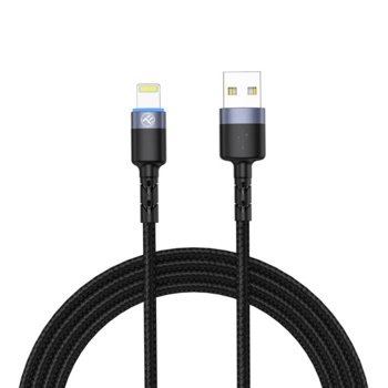 Кабел Tellur, от USB A(м) към Lightning(м), 2m, черен image