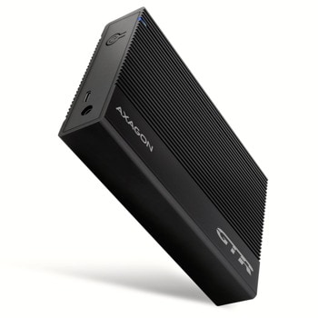 Кутия 3.5" (8.89 cm) AXAGON EE35-GTR, за 3.5"(8.89cm) HDD, USB Type-C 3.2 Gen 2, черна | JAR Computers AXAGON EE35-GTR