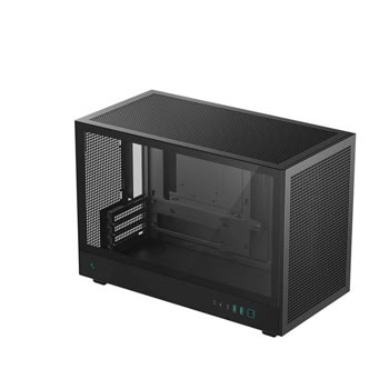 Кутия DeepCool CH260, mATX/Mini-ITX, 1x USB 3.2 Gen 2 Type-C, черна, без захранване | JAR Computers кутия deepcool ch260 matx/mini-itx