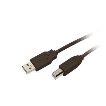 Кабел MediaRange MRCS101, от USB A(м) към USB B(м), 1.8m, черен | JAR Computers Кабел MEDIARANGE MRCS101