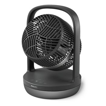 Настолен вентилатор Philips CX3050/01, 3 скорости, режим сън, 27W, черен | JAR Computers Настолен вентилатор Philips CX3050/01