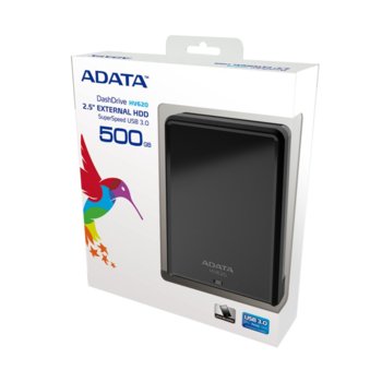 500GB A-Data HV620 черен