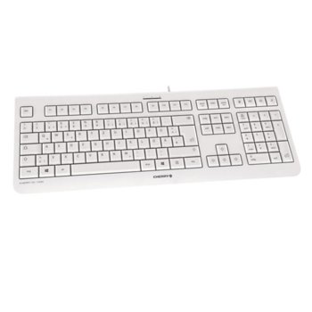 Клавиатура Cherry KC 1000 JK-0800EU-0, бяла, USB, без кирилизация image