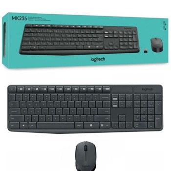 Logitech MK235 Combo Grey US INTL Мостра | JAR Computers Logitech MK235 Combo Grey US INTL Мостра