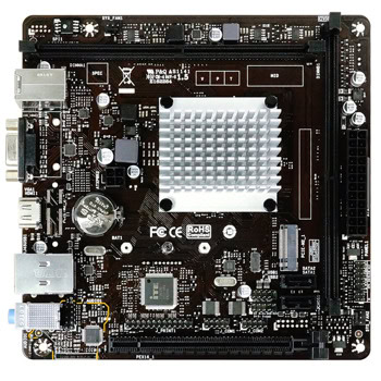 Дънна платка Biostar J4125NHU, вграден четириядрен Intel® Celeron J4125/2.0GHz, PCI-Е 2.0 x1, (HDMI&VGA), DDR4, LAN, 1x M.2, 2x SATA 6Gb/s, 2x USB A 3.1(Gen1), Mini ITX | JAR Computers Biostar J4125NHU