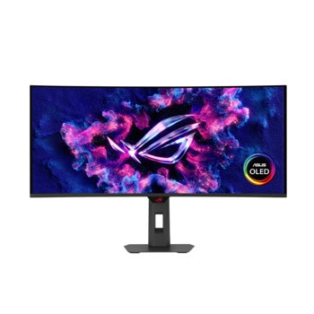 Монитор Asus ROG Strix OLED XG34WCDG (90LM0B70-B01171), 34" (86.36 cm) QD-OLED панел, 175Hz, UWQHD, 0.03ms, 1 500 000:1, 250cd/m2, DisplayPort, HDMI, USB-C | JAR Computers Asus ROG Strix OLED XG34WCDG 90LM0B70-B01171