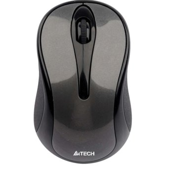 Мишка A4Tech V-Track G7-360N-1, оптична (800-2000dpi), сиво-черна, безжична, USB | JAR Computers A4Tech V-Track G7-360N-1