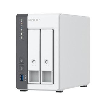 Мрежови диск (NAS) QNAP TS-216G, четириядрен ARM Cortex-A55 2.0GHz, без твърд диск (2x SATA 6Gb/s), 4GB DDR4, 1x (2.5G/1G/100M) | JAR Computers Qnap TS-216G