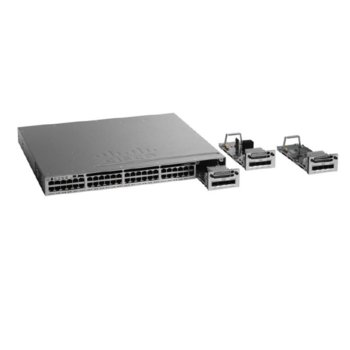 Суич Cisco Catalyst 3850, 48 ports 1000Mbps, PoE | JAR Computers Cisco Catalyst 3850