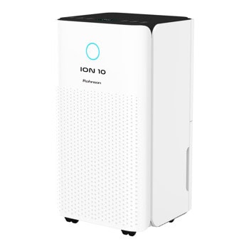 Обезвлажнител на въздух Rohnson R-91610, 145W, 2 l резервоар, подходящ за помещения с площ до 45m², 2 скорости, филтър за прах, бял | JAR Computers Обезвлажнител на въздух Rohnson R-91610