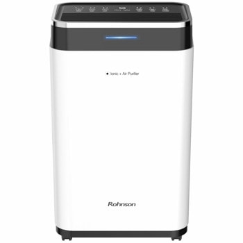 Обезвлажнител Rohnson R-9725, 395W, 6.5 l резервоар, за помещения до 145 m2, бял | JAR Computers Rohnson R-9725