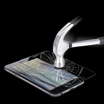 Стъклен протектор за Iphone 6 + плюс 5.5 2 в 1