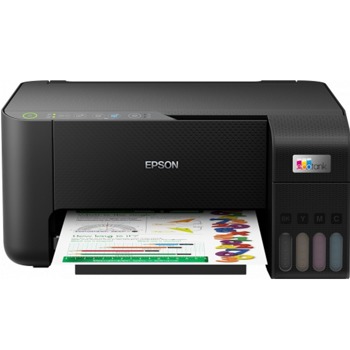 Мултифункционално мастиленоструйно устройство Epson L3250 MFP, цветен, принтер/копир/скенер, 5760 x 1440 dpi, 10 стр./мин, USB, LAN, Wi-Fi, A4 image