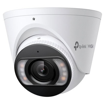 IP камера TP-Link VIGI C455(4mm), куполна камера, 5Mpix(2880x1620@30fps), 4mm обектив, H.265+/H.265/H.264+/H.264, IR осветеност (до 30m), външна IP67, PoE 802.3af, 1x RJ45 100Mbps, MicroSD слот до 512GB, вграден микрофон, вграден говорител | JAR Computers TP-Link VIGI C455(4mm)