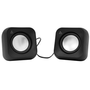 Тонколони SBOX SP-203B, 2.0, 4.4W RMS, USB, AUX, черни | JAR Computers SBOX SP-203B