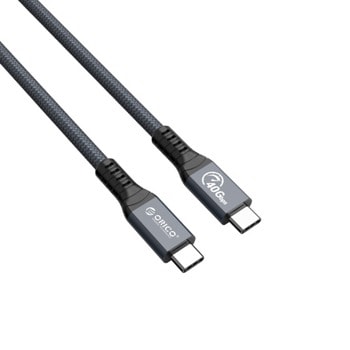 Кабел Orico TBZ4-20-GY, от Thunderbolt 4 (USB-C) към Thunderbolt 4 (USB-C), 2m, черен image