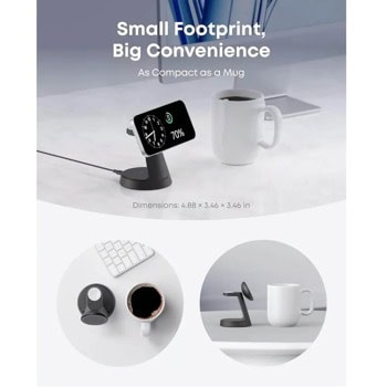 Anker MagGo 3-in-1 MagSafe Qi2 15W Black | JAR Computers Anker MagGo 3-in-1 MagSafe Qi2 15W Black