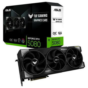 Видео карта Nvidia GF RTX 5080, 16GB, Asus TUF Gaming, OC, PCI-E 5.0, GDDR7, 256-bit, DisplayPort, HDMI | JAR Computers Asus TUF Gaming GeForce RTX 5080 16GB GDDR7 OC Edi