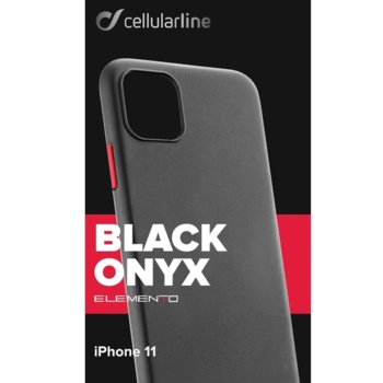 Cellularline Black Onyx за iPhone 11