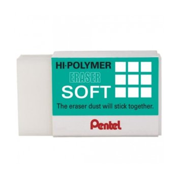 Гума Pentel Zes08 Hi-Polymer Soft, цена за 1бр. | JAR Computers Гума Pentel Zes08 Hi-Polymer Soft