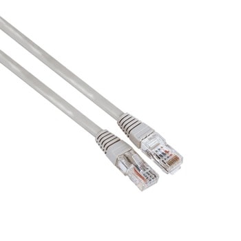 Пач кабел Hama 200911, UTP, Cat.5e, 5m, сив, bulk | JAR Computers HAMA-200911