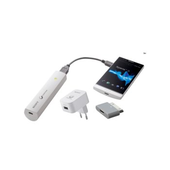 SONY USB Portable Power Supply AC (White)