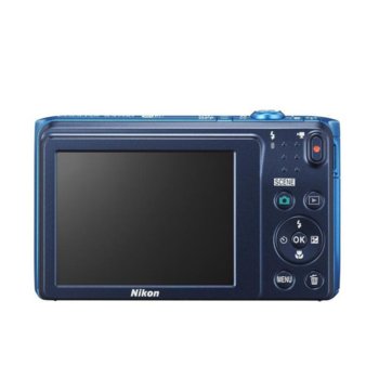 Nikon CoolPix S3700 (син) LINEART+ 8GB SD