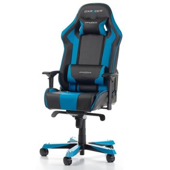 Геймърски стол DXRacer King OH/KS06/NB, черен/син | JAR Computers DXRacer KING OH/KS06/NB