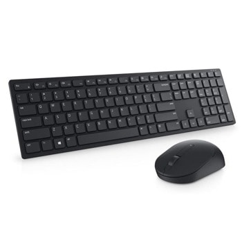 Комплект клавиатура и мишка Dell Pro Wireless Keyboard and Mouse - KM5221W, безжични, кирилизирана клавиатура, USB, черни | JAR Computers Dell Pro Wireless Keyboard and Mouse - KM5221W Bg