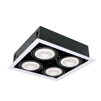 LED луна ELMARK 92Q41227DGR, 4X12W, 230V, защита IP20, 3600lm, 2700K, тъмно сив | JAR Computers LED луна ELMARK 92Q41227DGR