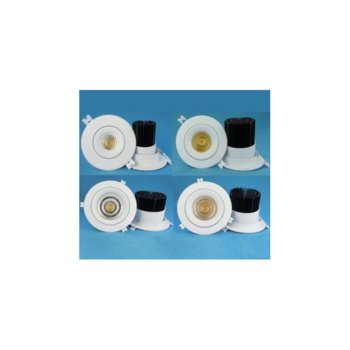 LED луна за вграждане, ORAX LDL-COB-125B-7W-WW, 7W, AC 220V, 630lm, Неутрално бяла | JAR Computers LED луна ORAX LDL-COB-005-12W-WW