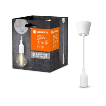 Пендел Ledvance Vintage 1906 Bell, за таван, 240V, IP20, бял | JAR Computers Ledvance Vintage 1906 PenduLum Bell White