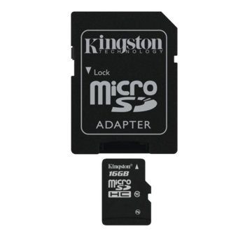 16GB microSDHC Kingston Class10