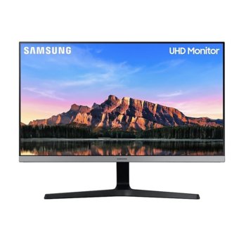 Монитор Samsung U28R550QU, 28" (71.12 cm) IPS панел, Ultra HD/4K, 4ms, 300cd/m2, DisplayPort, HDMI image