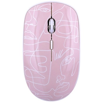 Мишка TnB Exclusiv Art 2, оптична (1600 dpi), безжична, USB, розова image